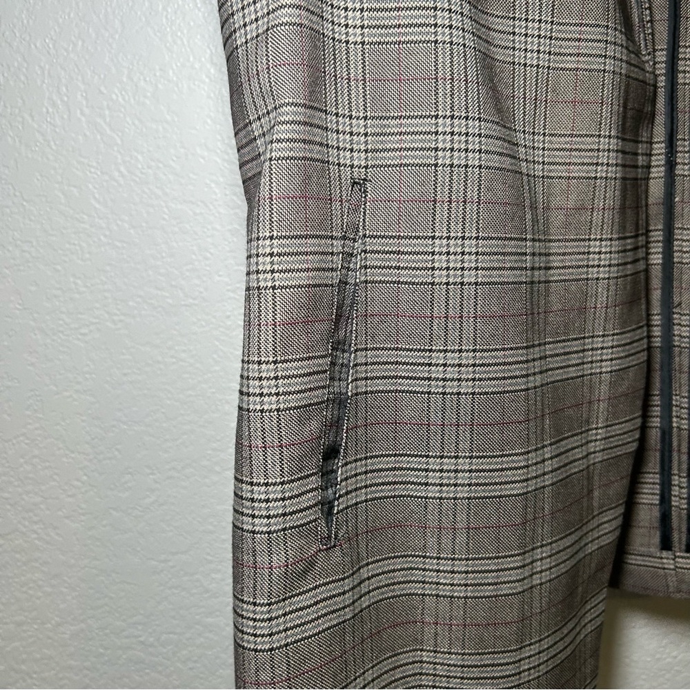 NWT The Workshop‎ Plaid Women's Blazer large academia career office fall - Picture 3 of 7